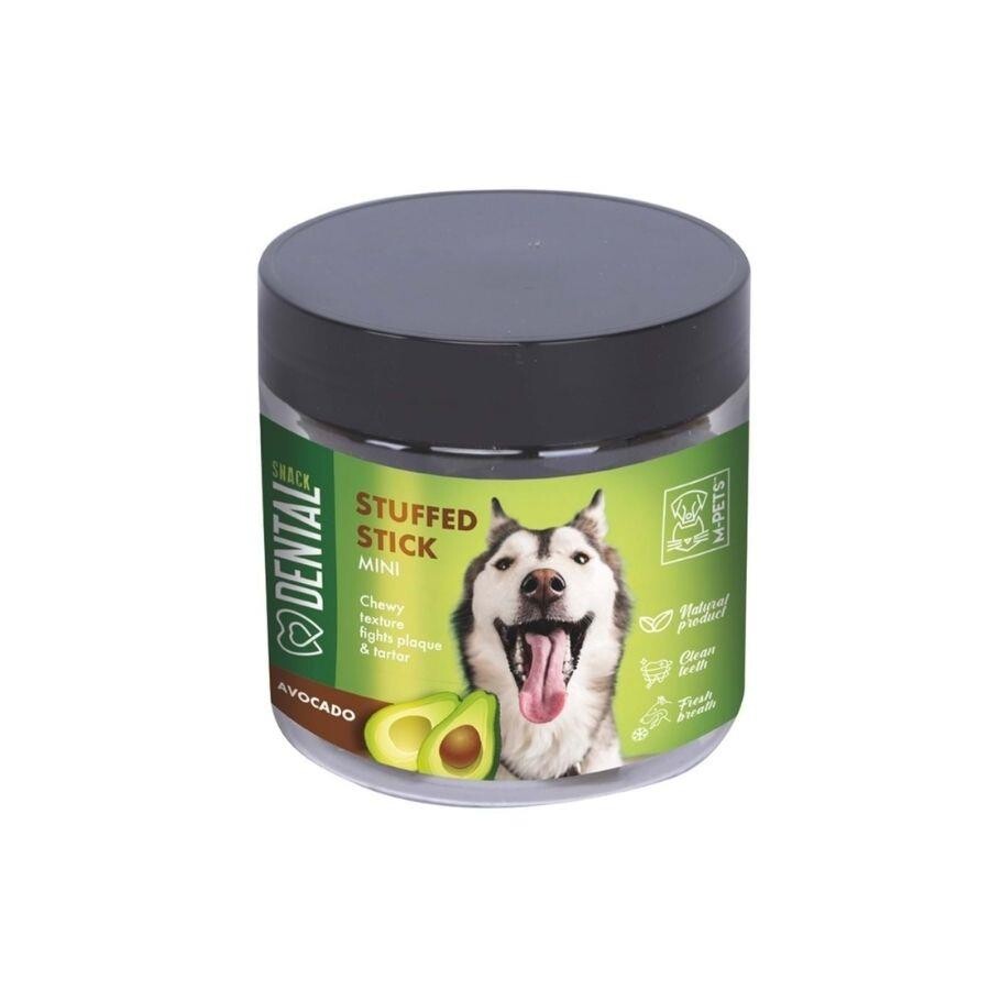 M-pets Stuffed Stick Avokado Özlü Diş Sağlığı Destekleyici Küçük Irklar İçin Köpek Ödülü 100 GR | SRC: Barcode: 6953182736134